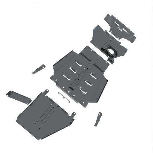 SLEE- Skid Plate System with Cat Protection - <b>ALUMINUM</b> - Land Cruiser LC250 - Image 3